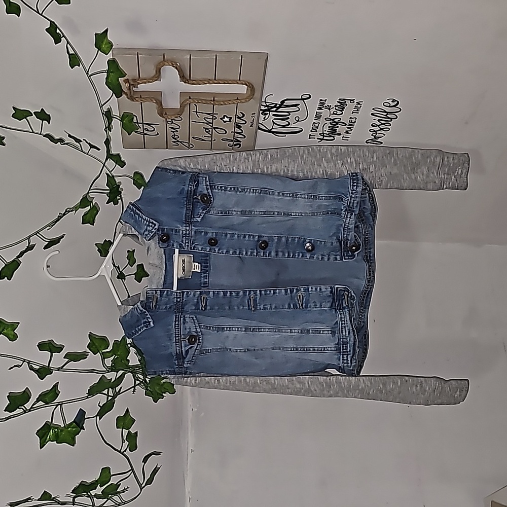 I'm selling a demi Jean jacket that has a gray jacket inside.